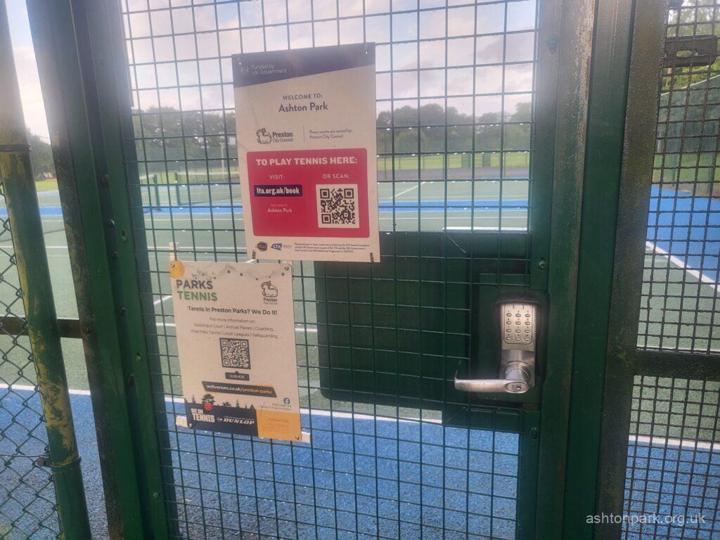 Courts Entrance Door